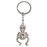 I Love NY Metal Skeleton Keyring photo