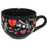 NY Lips Design Black Soup Mug photo