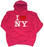 Fuchsia I Love NY Sweatshirt - flat photo
