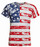 American Flag Distressed Full Body T-Shirt photo