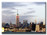 Empire State Building Lights Photo Magnet photo