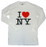 I Love NY Long Sleeve T-Shirt in White photo