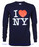 I Love NY Long Sleeve Shirt in Navy photo