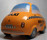 Bank New York Taxi - rear view photo