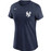 NY Yankees Personalized Ladies Navy T-Shirt - front photo