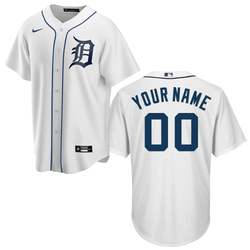 Detroit Tigers Replica Personalized Youth Home Jersey