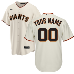 San Francisco Giants Replica Personalized Home Jersey
