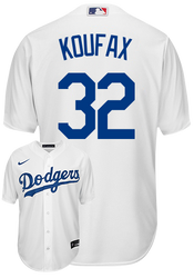 Sandy Koufax Youth Jersey - Dodgers Cooperstown Kids Home Jersey