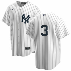 Men's Nike Babe Ruth New York Yankees Cooperstown Collection Navy Pinstripe  Jersey