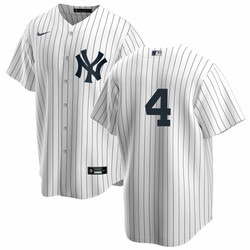 Men's New York Yankees Lou Gehrig Nike White Home Authentic Retired Player  Jersey