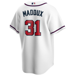 Greg Maddux Men's Atlanta Braves Home Jersey - White Authentic