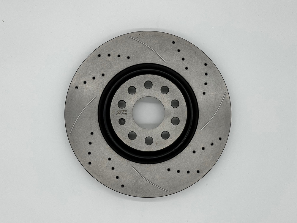 VBT Drilled & Grooved 335x22mm Rear Brake Discs (5477044162DG)