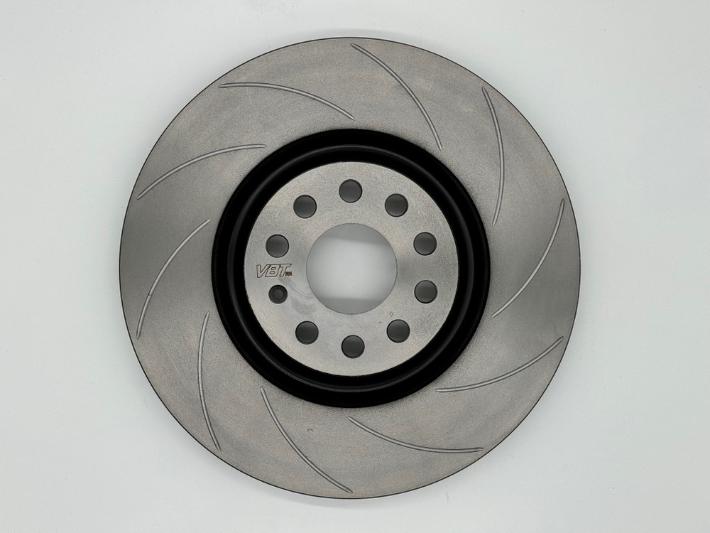 VBT Grooved 340x30mm Front Brake Discs for Polo GTi AW1