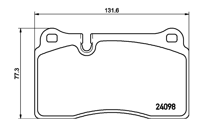Mintex Road Front Brake Pad Set (MDB1859)