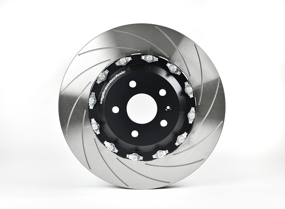 Front 2-Piece 362x32mm Disc & Caliper Carrier Kit - Allows Fitment of 4 Piston TTRS/RS3 Brembo Calipers (DI0003)