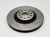 VBT Drilled 340x30mm Front Brake Discs for Polo GTi AW1