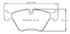 Pagid Racing RSL29 Front Brake Pad Set (E1295RSL29)
