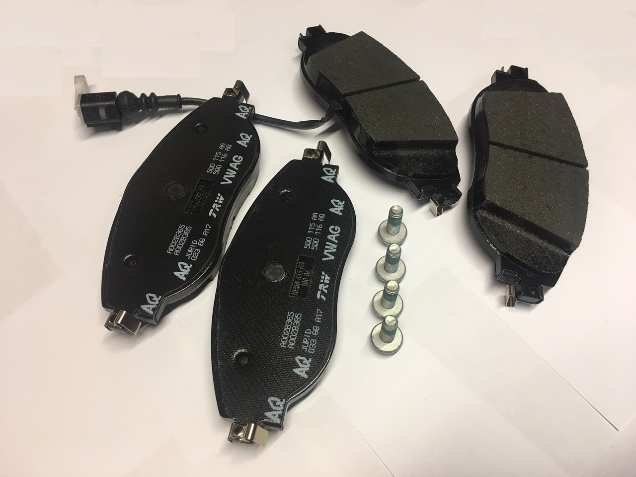Genuine VAG front brake pad set from the Golf Mk7 Clubsport S