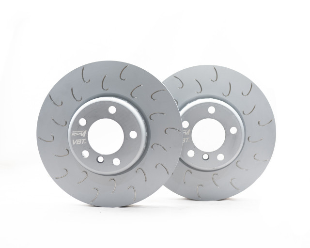 VBT Hooked Rear Brake Disc (Pair) - 345x24mm - M140i/M135i & F2x With M Sport Brakes 2 PIECE/COMPOSITE