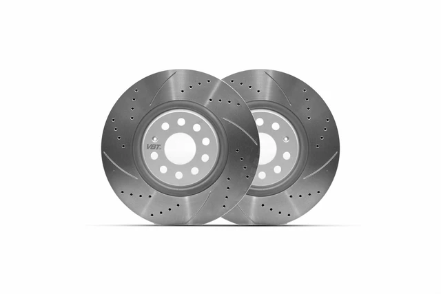 VBT Drilled & Grooved 314x20mm Rear Brake Discs (92296203DG)