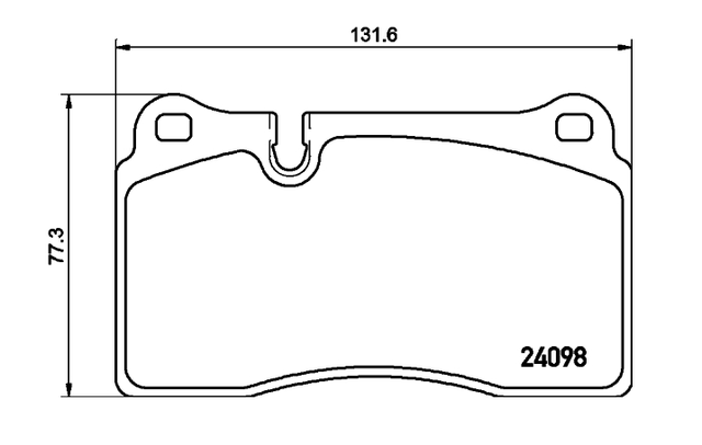 Mintex Road Front Brake Pad Set (MDB1859)