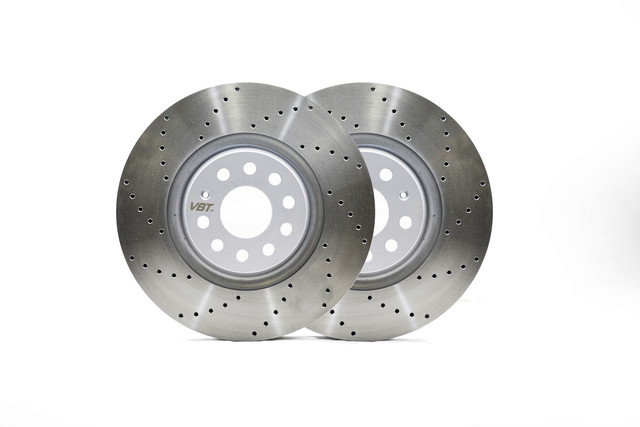 VBT Drilled 320x28mm Front Brake Discs