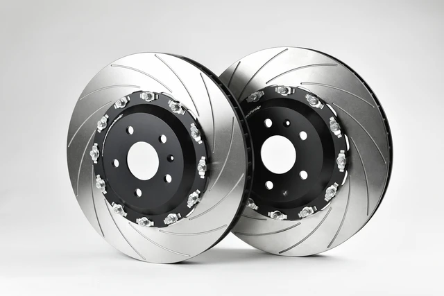 Front 2-Piece 362x32mm Disc & Caliper Carrier Kit - Allows Fitment of 4 Piston TTRS/RS3 Brembo Calipers (DI0003)