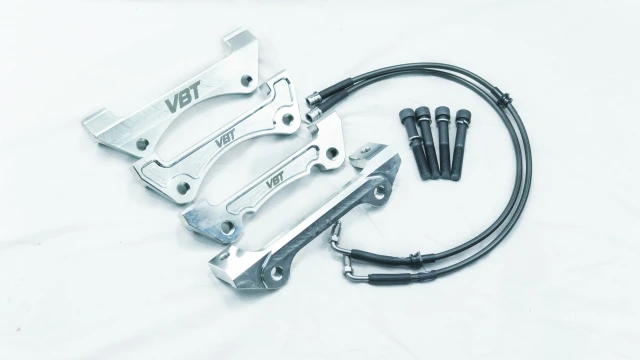 Front 2-Piece 362x32mm Disc & Caliper Carrier Kit - Allows Fitment of 8 Piston RS4/R8/Gallardo Brembo Calipers (DI0016)