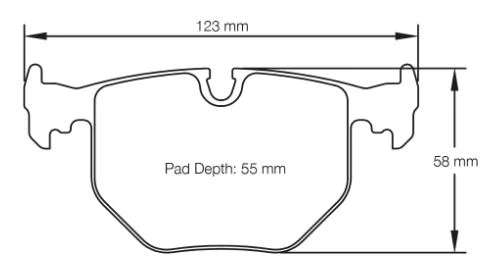 Pagid Racing RSL29 Rear Brake Pad Set (E2685RSL29)