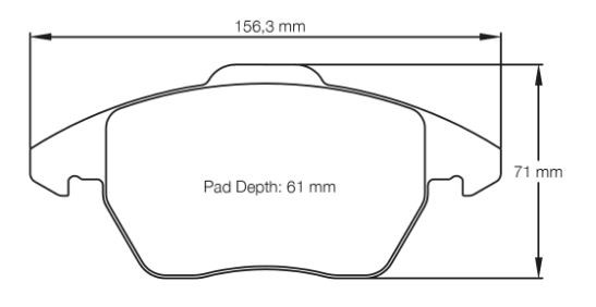 Pagid Racing RSL29 Front Brake Pad Set (E8001RSL29)