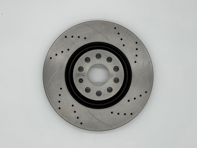 VBT Drilled & Grooved 259x10mm Rear Brake Discs (5579312014DG)