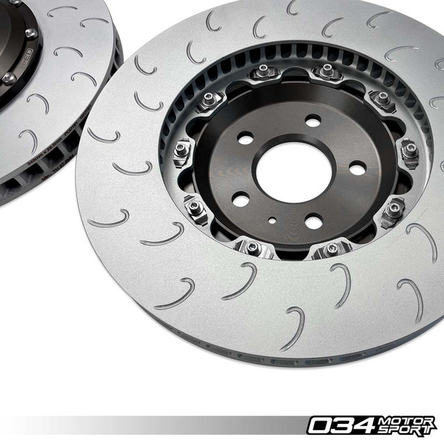 034 Motorsport - 2-Piece Floating Front Disc Upgrade - Audi B8/B8.5 S4/S5/Q5