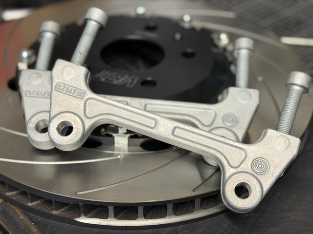 Brembo Caliper Brackets - TTRS (8J)/RS3 (8P)/DB9 4 Piston Calipers to 370x32mm Discs