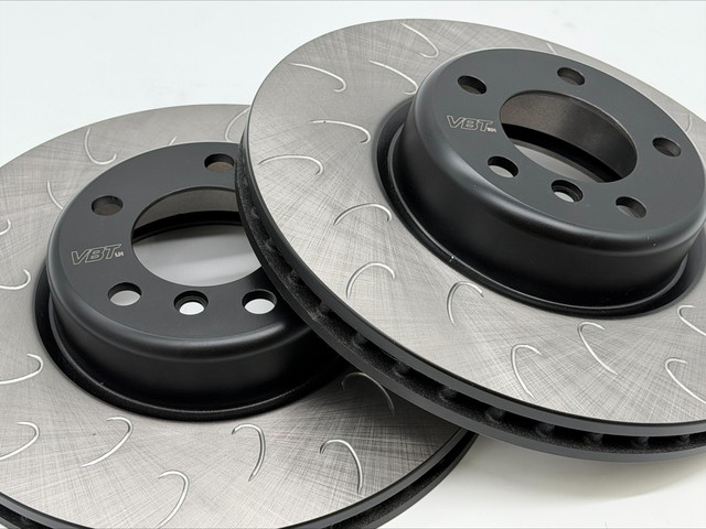 VBT Hooked Front Brake Disc (Pair) - 340x30mm - M140i/M135i & F2x With M Sport Brakes  - Black Coated