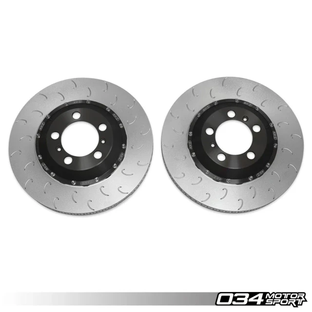 034Motorsport 2-Piece Floating Front Brake Rotor Upgrade - 991.1/991.2 Porsche 911 GT3