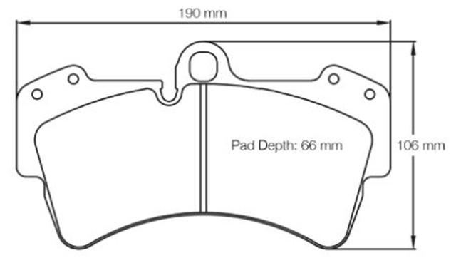 Pagid Racing RSL29 Front Brake Pad Set (E2845RSL29)