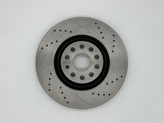 VBT Drilled & Grooved 249x9mm Rear Brake Discs With Bearings (5502154560DG)