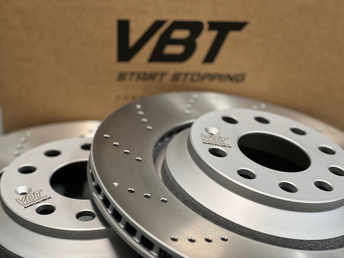 VBT Drilled Rear Disc (Pair) - 310x22mm - Clubsport S Pattern (5440744126CS)