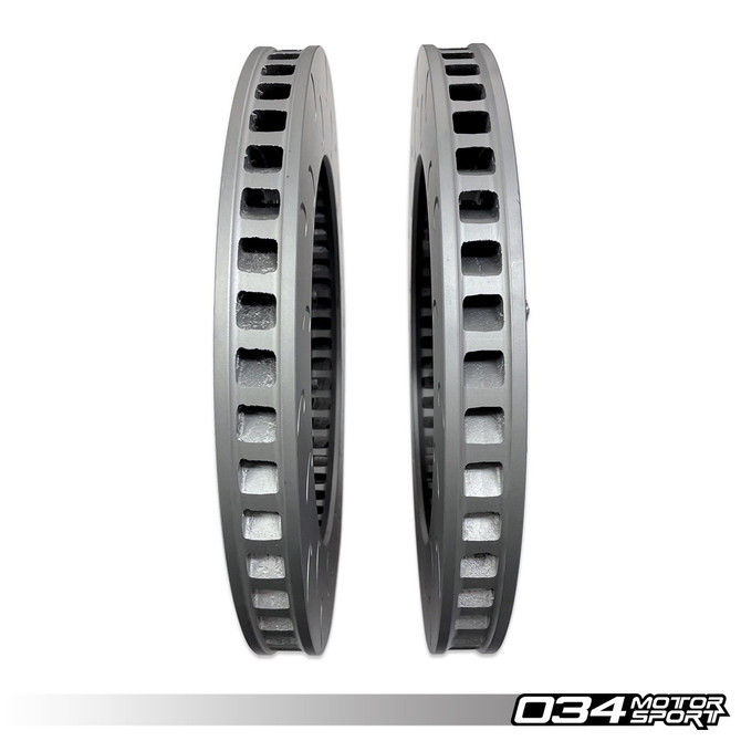 034 Motorsport - 2-piece Floating Rear Brake Rotor Upgrade - Audi R8 (Gen 1/1.5)