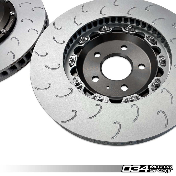 034 Motorsport - 2-Piece Floating Front Disc Upgrade - Audi B8/B8.5 S4/S5/Q5