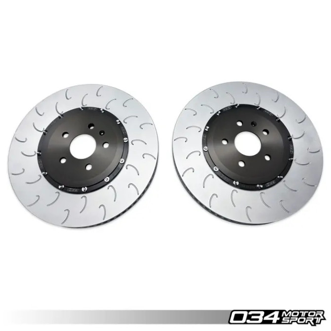 034Motorsport 2-Piece Floating Front Brake Rotor Upgrade Kit for 8Y Audi RS3