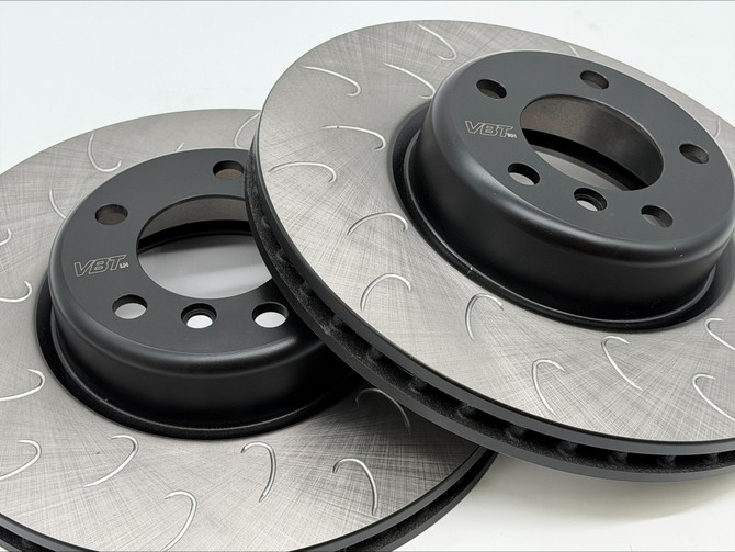 VBT Hooked Front Brake Disc (Pair) - 340x30mm - M140i/M135i & F2x With M Sport Brakes  - Black Coated