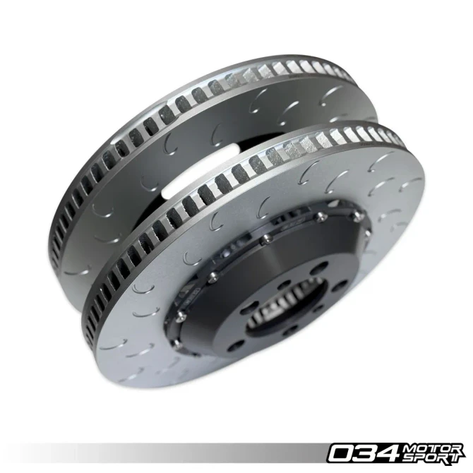 034Motorsport 2-Piece Floating Front Brake Rotor Upgrade - 991.1/991.2 Porsche 911 GT3