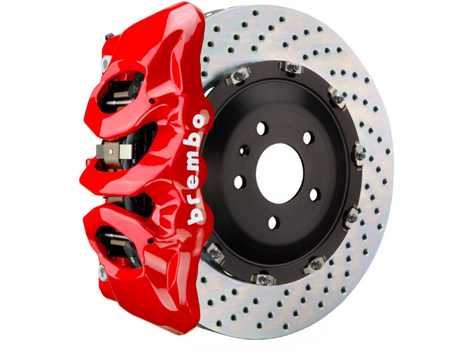 Brembo 6 Piston Front Brake Kit With 380X34MM 2 Piece Discs - VW Golf R MK7/S3 8V/TT S/TT RS