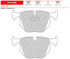 Ferodo DS2500 Rear Brake Pad Set (FCP1483H)