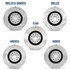 VBT 340x30mm MQB Front Brake Discs (5529844212)