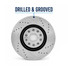 VBT Drilled 300x12mm Rear Brake Discs (5460144819D) - Audi A4/A5 B8