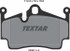 Textar Rear Brake Pad Set -  Porsche 718/997/991/Cayman (TEX-2454101)