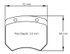 Pagid Racing RSL2 Rear Brake Pad Set (E1363RSL2)
