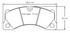 Pagid Racing RSC3 Front Brake Pad Set (E4917RSC3)